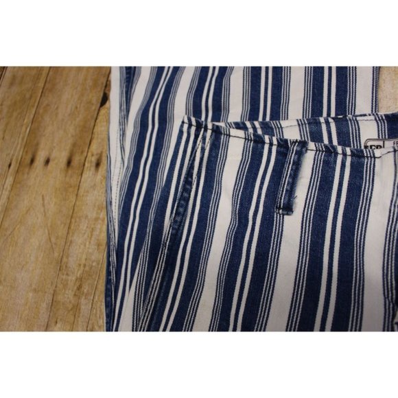 Free People Retro Striped Flare Leg jeans boho - Picture 5 of 15